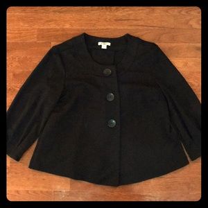 Cato Black Button Up Jacket Size 8